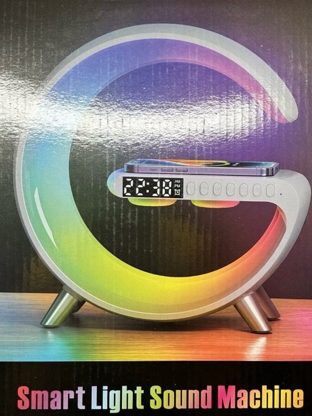NIB Smart Light Sound Machine - White LED Ambient Clock